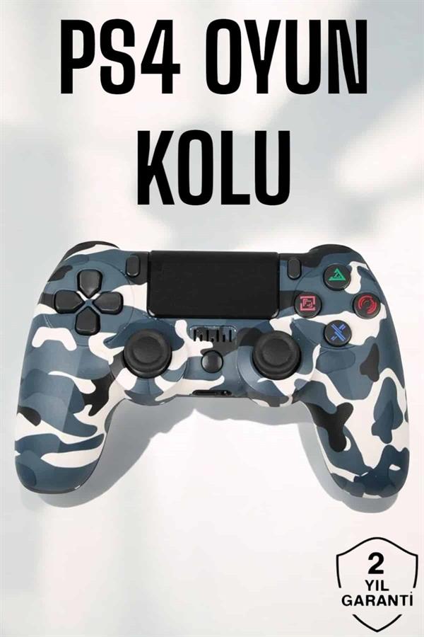 PS4 Oyun Kolu Kamuflaj Desenli Joystick - Bayi Depom PS4 Oyun Kolu Kamuflaj Desenli Joystick - Bayi Depom