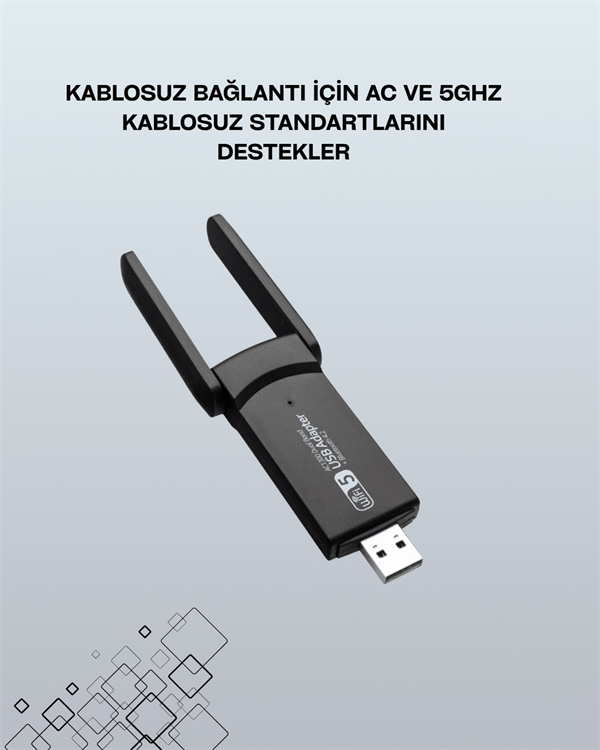 Realtek Chipsetli 5G Destekli Yüksek Hızlı Ağ Adaptörü - Bayi Depom Realtek Chipsetli 5G Destekli Yüksek Hızlı Ağ Adaptörü - Bayi Depom
