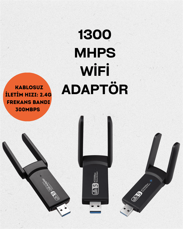 Realtek Chipsetli 5G Destekli Yüksek Hızlı Ağ Adaptörü - Bayi Depom Realtek Chipsetli 5G Destekli Yüksek Hızlı Ağ Adaptörü - Bayi Depom