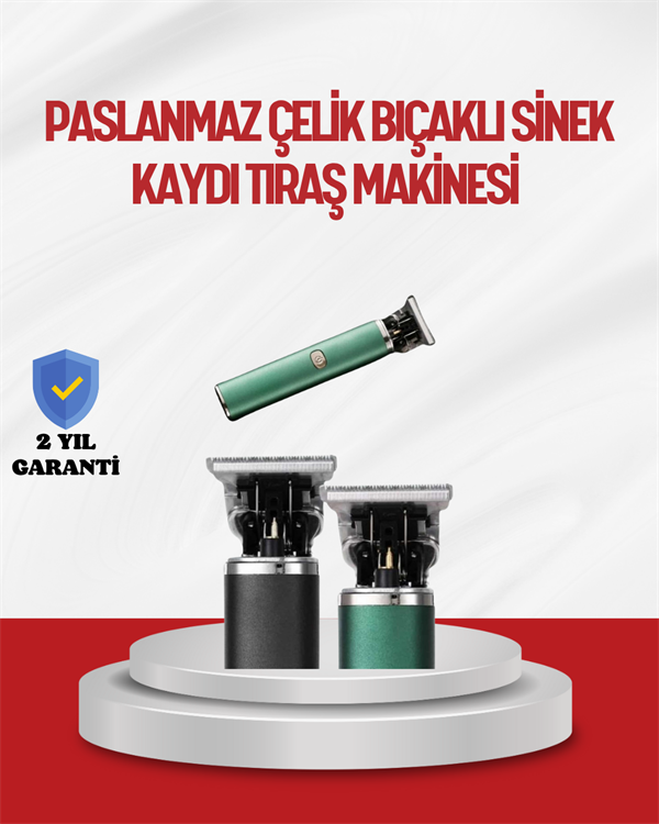Saç Sakal Ense Paslanmaz Çelik T-Bıçak Vücut Tıraş Makinesi - Bayi Depom Saç Sakal Ense Paslanmaz Çelik T-Bıçak Vücut Tıraş Makinesi - Bayi Depom