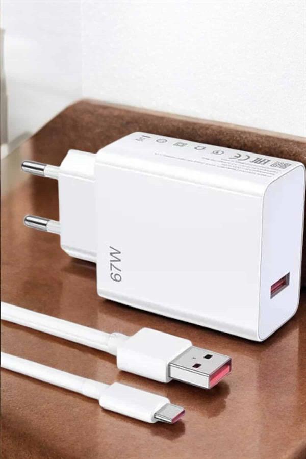 Şarj Aleti 67W Hızlı Şarj Turbo Type-C Uyumlu Şarj Adaptörü Kablosu - Bayi Depom Şarj Aleti 67W Hızlı Şarj Turbo Type-C Uyumlu Şarj Adaptörü Kablosu - Bayi Depom