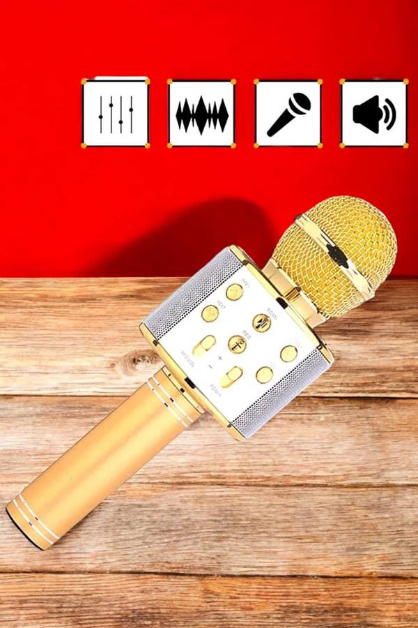 Şarjlı ve Uzun Pil Ömürlü Karaoke Mikrofon USB Bellek Destekli, Profesyonel Ses - Bayi Depom Şarjlı ve Uzun Pil Ömürlü Karaoke Mikrofon USB Bellek Destekli, Profesyonel Ses - Bayi Depom