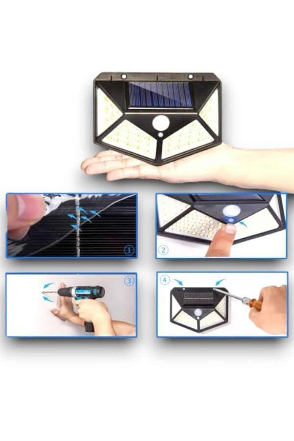 SENSÖRLÜ GÜNEŞ ENERJİLİ DUVAR LAMBASI - Bayi Depom SENSÖRLÜ GÜNEŞ ENERJİLİ DUVAR LAMBASI - Bayi Depom