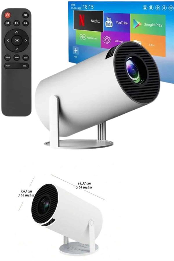 Sinema Projektörü Android HDMI USB WİFİ Ses Çıkışlı Ayaklı Projeksiyon Taşınabilir - Bayi Depom Sinema Projektörü Android HDMI USB WİFİ Ses Çıkışlı Ayaklı Projeksiyon Taşınabilir - Bayi Depom