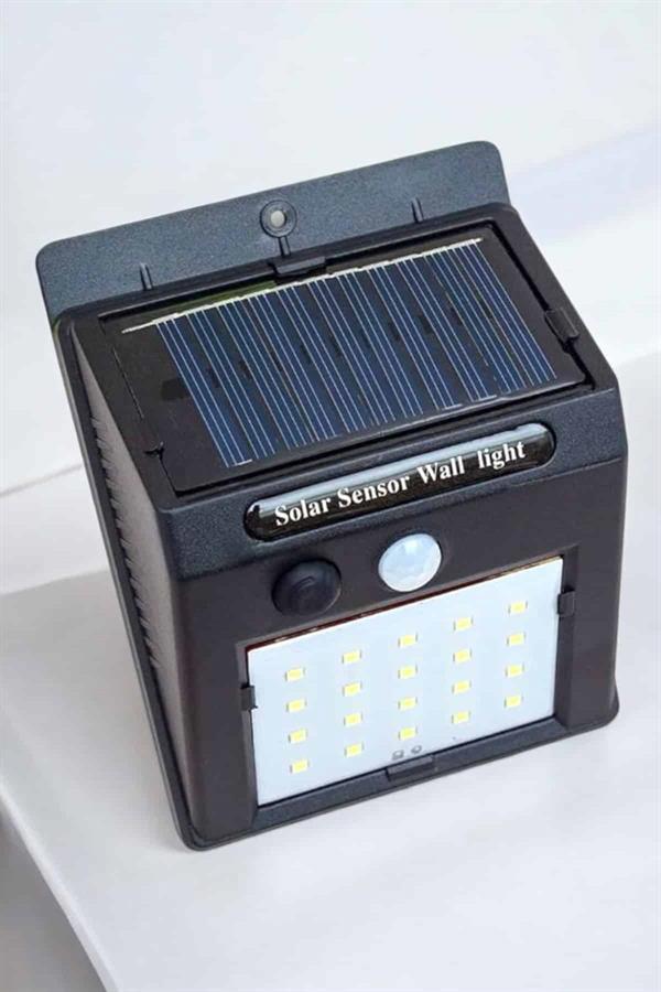 Solar Lamba Giriş, Bahçe Yol Avlu Hareket Sensörlü Led Parlak Gece Su Geçirmez - Bayi Depom