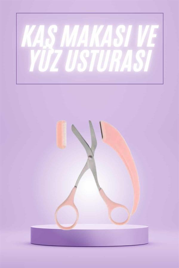 Taraklı Kaş Makası ve Ustura Seti Kaş Düzeltme Makası Kaş Bıyık Alma Aleti - Bayi Depom Taraklı Kaş Makası ve Ustura Seti Kaş Düzeltme Makası Kaş Bıyık Alma Aleti - Bayi Depom