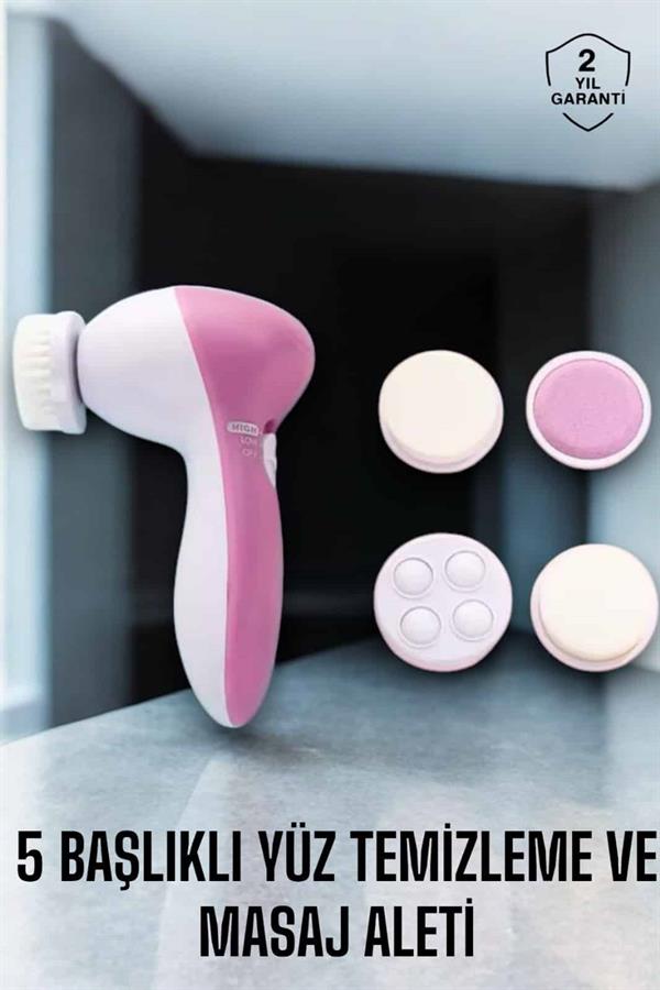 Taşınabilir Yüz Temizleme Cihazı Masaj, Peeling, Temizlik 5 Başlıklı - Bayi Depom Taşınabilir Yüz Temizleme Cihazı Masaj, Peeling, Temizlik 5 Başlıklı - Bayi Depom