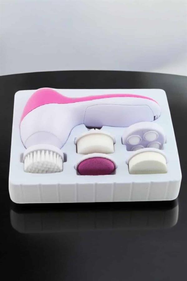 Taşınabilir Yüz Temizleme Cihazı Masaj, Peeling, Temizlik 5 Başlıklı - Bayi Depom