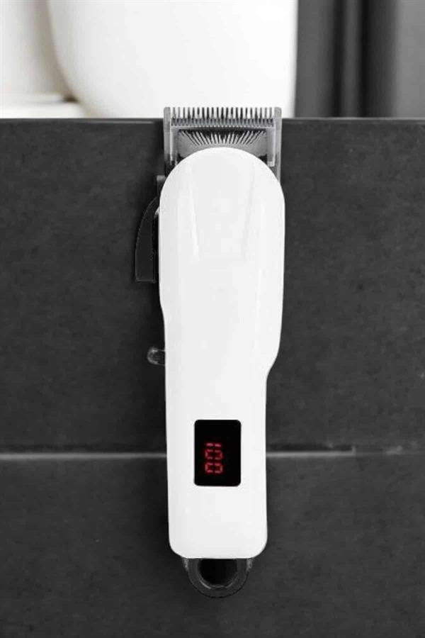 Tıraş Makinesi Profesyonel Saç Ve Sakal Kesme Milim Ayarlı Dijital Göstergeli Yeni Nesil - Bayi Depom Tıraş Makinesi Profesyonel Saç Ve Sakal Kesme Milim Ayarlı Dijital Göstergeli Yeni Nesil - Bayi Depom