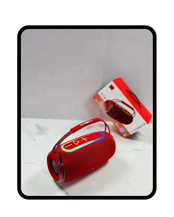 360 RGB LED'li Taşınabilir Bluetooth Hoparlör – Kırmızı, USB/TF Destekli - Bayi Depom 360 RGB LED'li Taşınabilir Bluetooth Hoparlör – Kırmızı, USB/TF Destekli - Bayi Depom