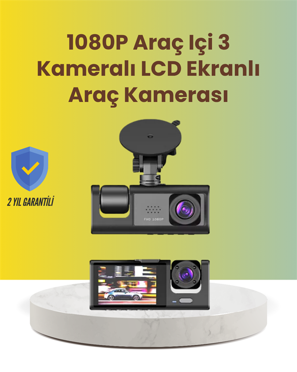 TA-01 2.0 İnç Ekranlı 3 Kanallı Araç Kamerası - Bayi Depom TA-01 2.0 İnç Ekranlı 3 Kanallı Araç Kamerası - Bayi Depom