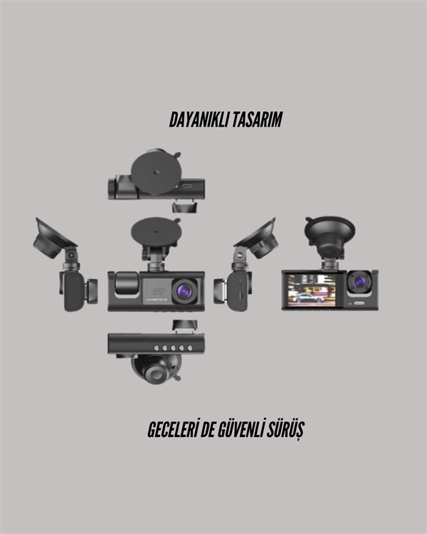 TA-01 1080P Ön 720P Arka ve İç Kamera Sistemli DVR - Bayi Depom TA-01 1080P Ön 720P Arka ve İç Kamera Sistemli DVR - Bayi Depom