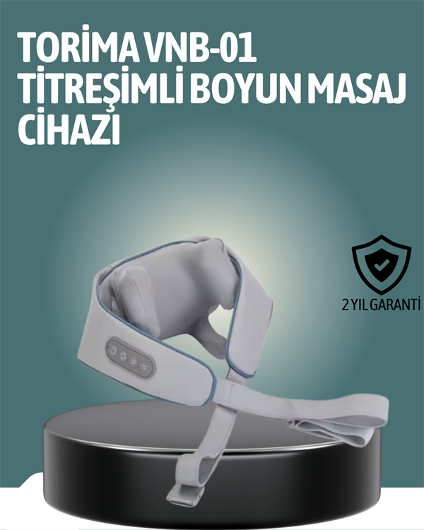 VNB-01 Şarjlı Isıtmalı Boyun ve Omuz Masaj Cihazı - Bayi Depom