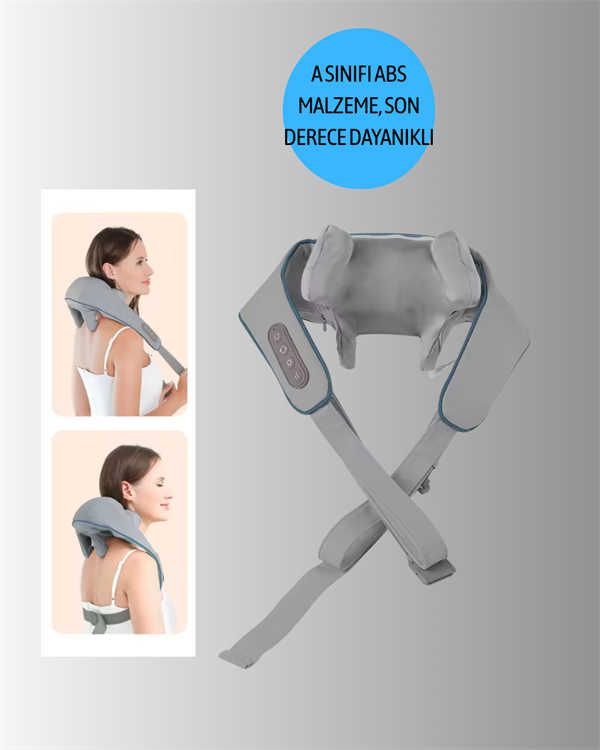 VNB-01 Titreşimli Boyun Masaj Aleti Gri Renk - Bayi Depom