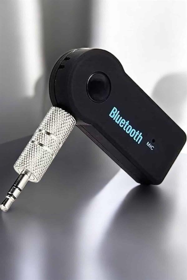 Tüm Araçlara Uyumlu Aux Car Bluetooth Kablosuz Araç Bağlantı Kiti - Bayi Depom