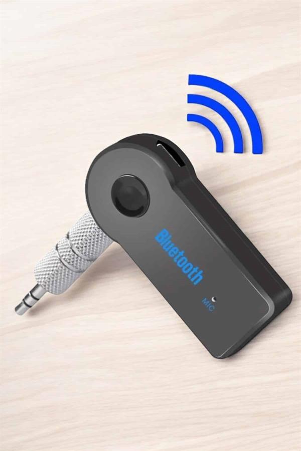 Tüm Araçlara Uyumlu Aux Car Bluetooth Kablosuz Araç Bağlantı Kiti - Bayi Depom