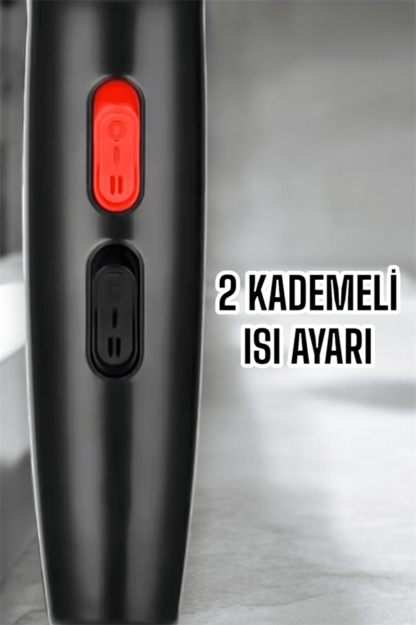 Tüm Saç Tiplerine Uygun, İki Kademeli Hız Ayarlı Fön Makinesi - Bayi Depom Tüm Saç Tiplerine Uygun, İki Kademeli Hız Ayarlı Fön Makinesi - Bayi Depom