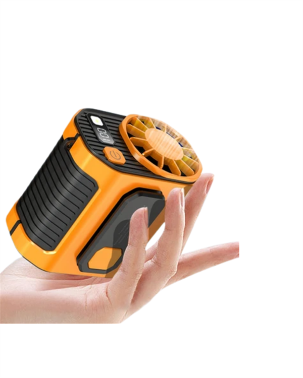 Turbo Mini Fan – Dijital Ekranlı, Sessiz & Şarjlı Serinlik! - Bayi Depom