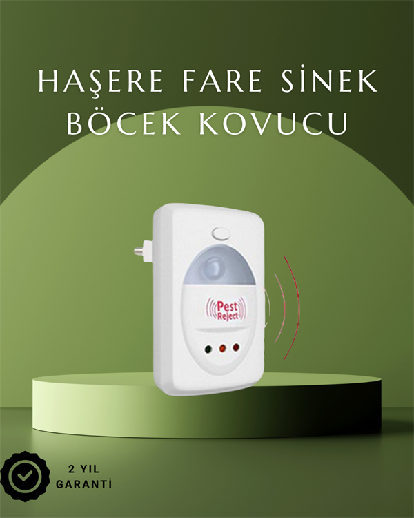 Ultrasonik Ses Dalgalarıyla Kimyasalsız Fare ve Böcek Kovucu Cihaz - Bayi Depom Ultrasonik Ses Dalgalarıyla Kimyasalsız Fare ve Böcek Kovucu Cihaz - Bayi Depom