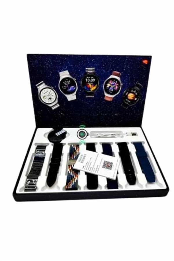Unısex Yuvarlak Ekranlı 7 Kordonlu Akıllı Saat GPS Destekli Çoklu Kordon Seçeneği - Bayi Depom Unısex Yuvarlak Ekranlı 7 Kordonlu Akıllı Saat GPS Destekli Çoklu Kordon Seçeneği - Bayi Depom