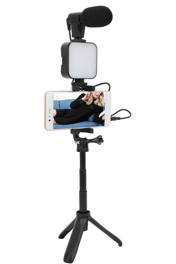 Video Making Kit Telefon Tutucu Vlog Video Mini Led Işıklı - Bayi Depom Video Making Kit Telefon Tutucu Vlog Video Mini Led Işıklı - Bayi Depom