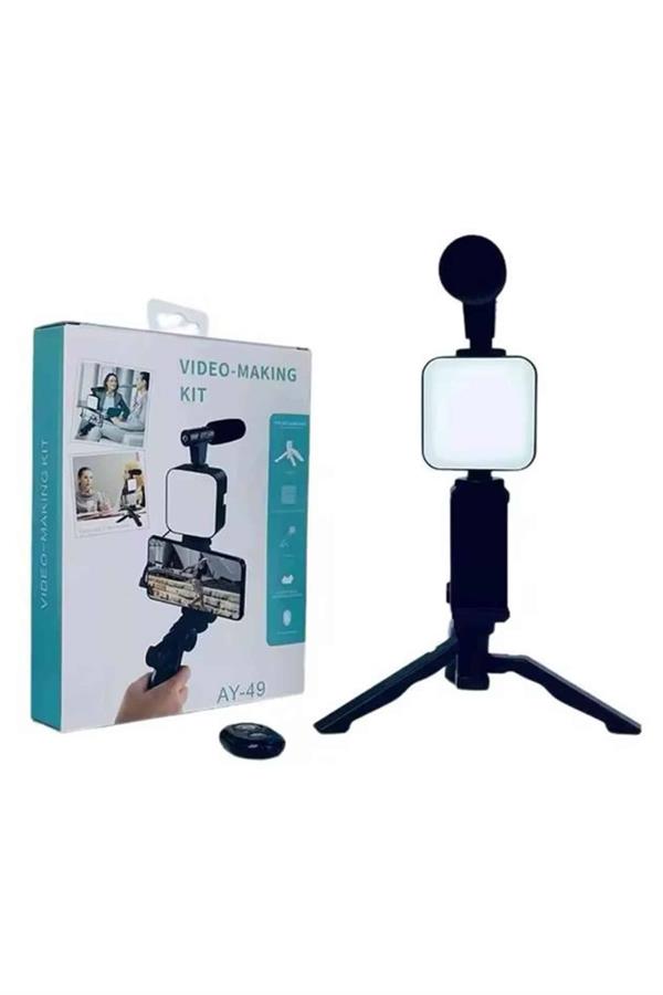 Video Making Kit Telefon Tutucu Vlog Video Mini Led Işıklı - Bayi Depom Video Making Kit Telefon Tutucu Vlog Video Mini Led Işıklı - Bayi Depom