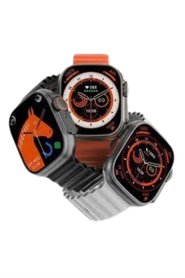 Yeni Model Akıllı Saat Ultra Smart Watch Gümüş Kasa 45mm Titreşim - Bayi Depom Yeni Model Akıllı Saat Ultra Smart Watch Gümüş Kasa 45mm Titreşim - Bayi Depom