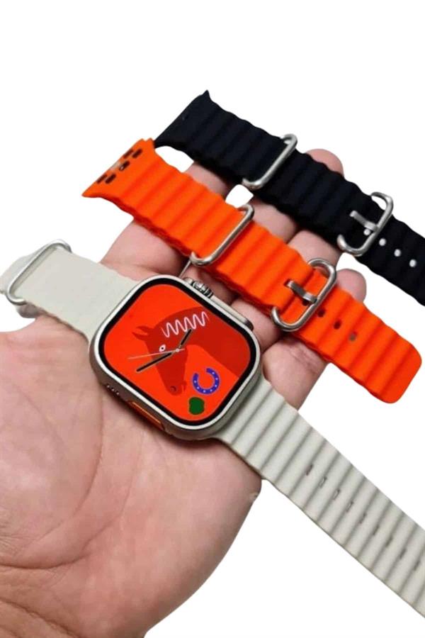Yeni Nesil 3 Kordonlu Kol Saati 49 MM Amoled Ekran Akıllı Saat - Bayi Depom