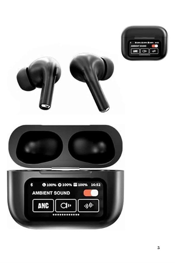 Yeni Nesil ANC Özellikli Çağrı Cevaplayan Dokunmatik Ekranlı Bluetooth Kulaklık Siyah - Bayi Depom Yeni Nesil ANC Özellikli Çağrı Cevaplayan Dokunmatik Ekranlı Bluetooth Kulaklık Siyah - Bayi Depom