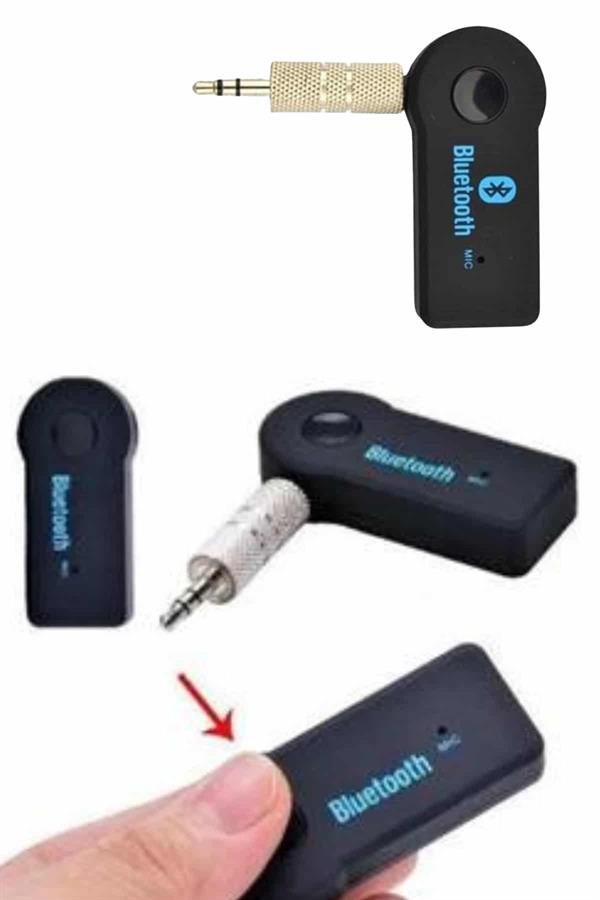 Yeni Nesil Bluetooth Aux Araç Kiti Siyah TV Tablet Telefon Araç Araba - Bayi Depom