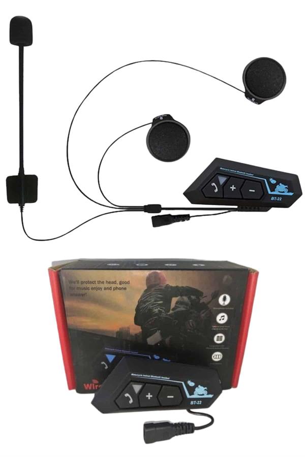 Yeni Nesil Dinleme Ve Konuşma Özellikli Intercom Kask Kulaklığı 5.0 Bluetooth - Bayi Depom