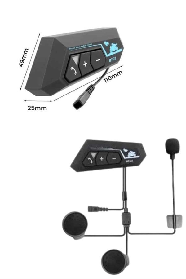 Yeni Nesil Dinleme Ve Konuşma Özellikli Intercom Kask Kulaklığı 5.0 Bluetooth - Bayi Depom