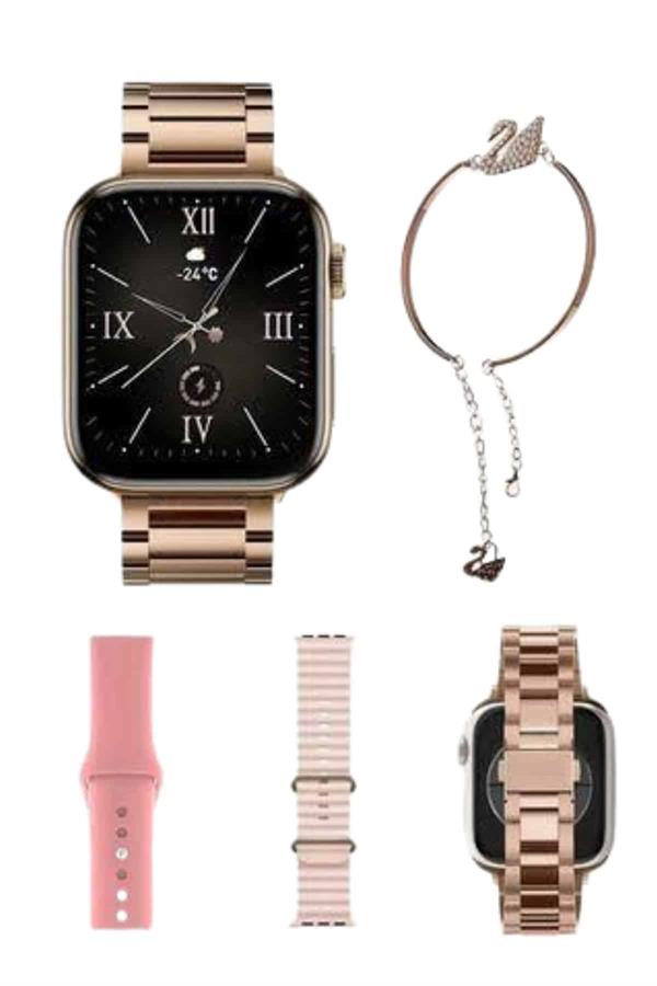 Yeni Nesil Kadın Akıllı Saat Rose Gold Android ve İos Uyumlu - Bayi Depom Yeni Nesil Kadın Akıllı Saat Rose Gold Android ve İos Uyumlu - Bayi Depom