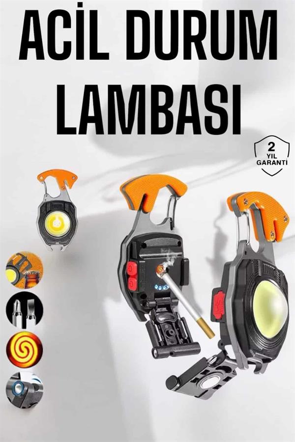 yeni nesil Kamp Feneri Çok Fonksiyonlu Fener Anahtarlık Usb Çakmaklı Cam Kırıcı Kemer Kesici Açacak - Bayi Depom yeni nesil Kamp Feneri Çok Fonksiyonlu Fener Anahtarlık Usb Çakmaklı Cam Kırıcı Kemer Kesici Açacak - Bayi Depom