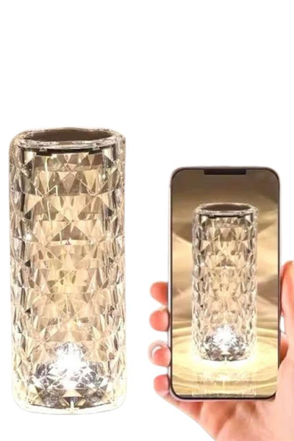Yeni Nesil Modern Kristal Masa ve Gece Lambası Dokunmatik Renk Değiştirebilen - Bayi Depom