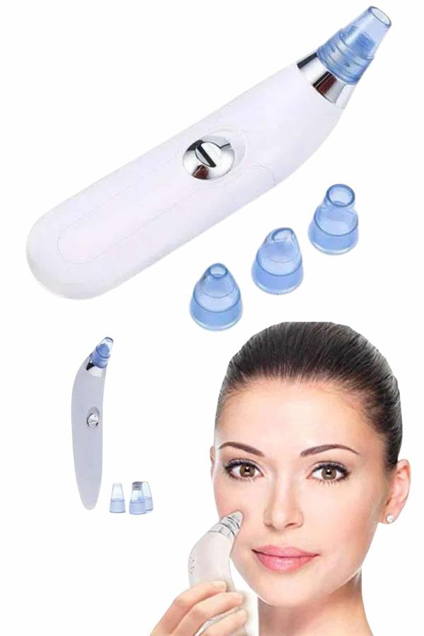 Yeni Nesil Vakumlu Pilli Siyah Nokta ve Yüz Temizleme Cihazı 4 Başlıklı - Bayi Depom