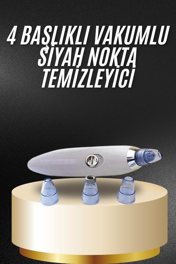 Yeni Nesil Vakumlu Pilli Siyah Nokta ve Yüz Temizleme Cihazı 4 Başlıklı - Bayi Depom Yeni Nesil Vakumlu Pilli Siyah Nokta ve Yüz Temizleme Cihazı 4 Başlıklı - Bayi Depom