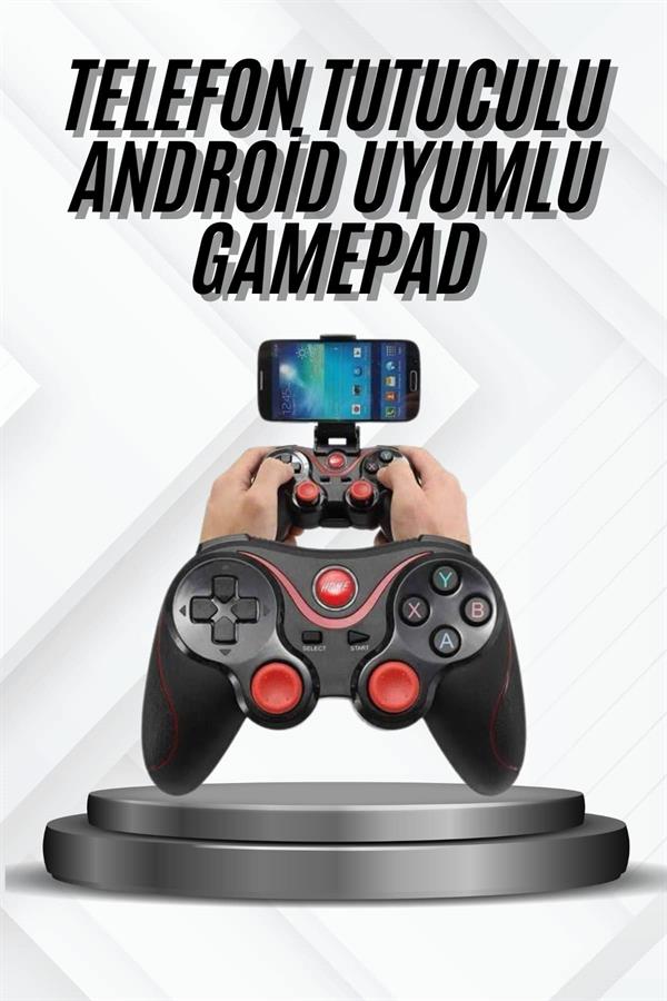 Yeni Nesil X3 Gamepad Android Uyumlu Telefon Tutucu Özellikli Joystick - Bayi Depom Yeni Nesil X3 Gamepad Android Uyumlu Telefon Tutucu Özellikli Joystick - Bayi Depom