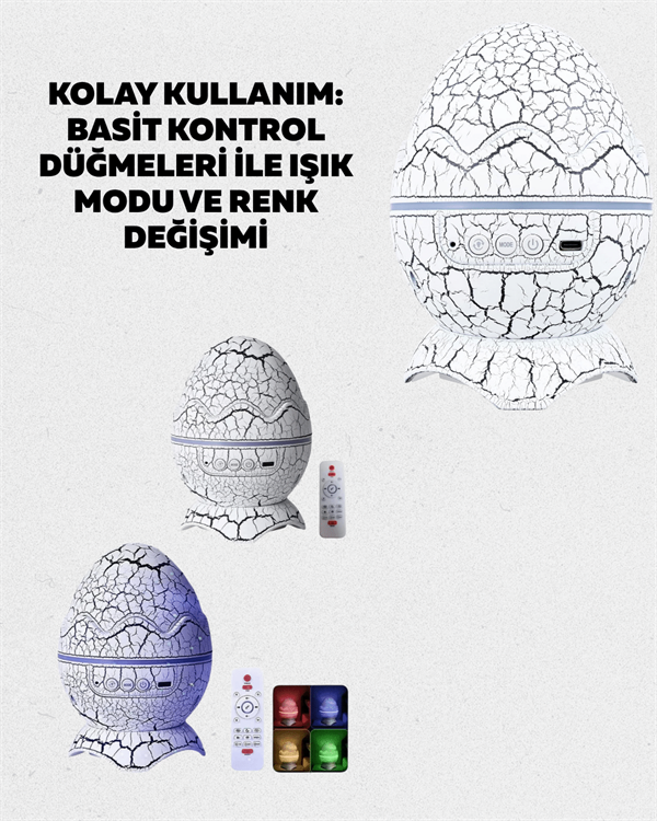 Yıldız Gökyüzü Efektli Çok Modlu Gece Işığı - Bayi Depom Yıldız Gökyüzü Efektli Çok Modlu Gece Işığı - Bayi Depom