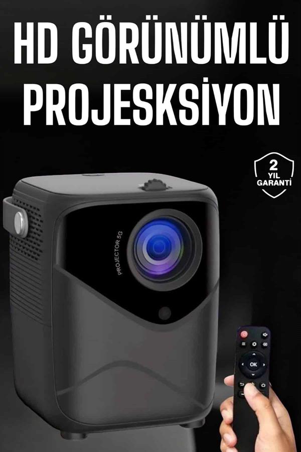 Yüksek HD Görünümlü Taşınabilir Projeksiyon Cihazı - Bayi Depom Yüksek HD Görünümlü Taşınabilir Projeksiyon Cihazı - Bayi Depom