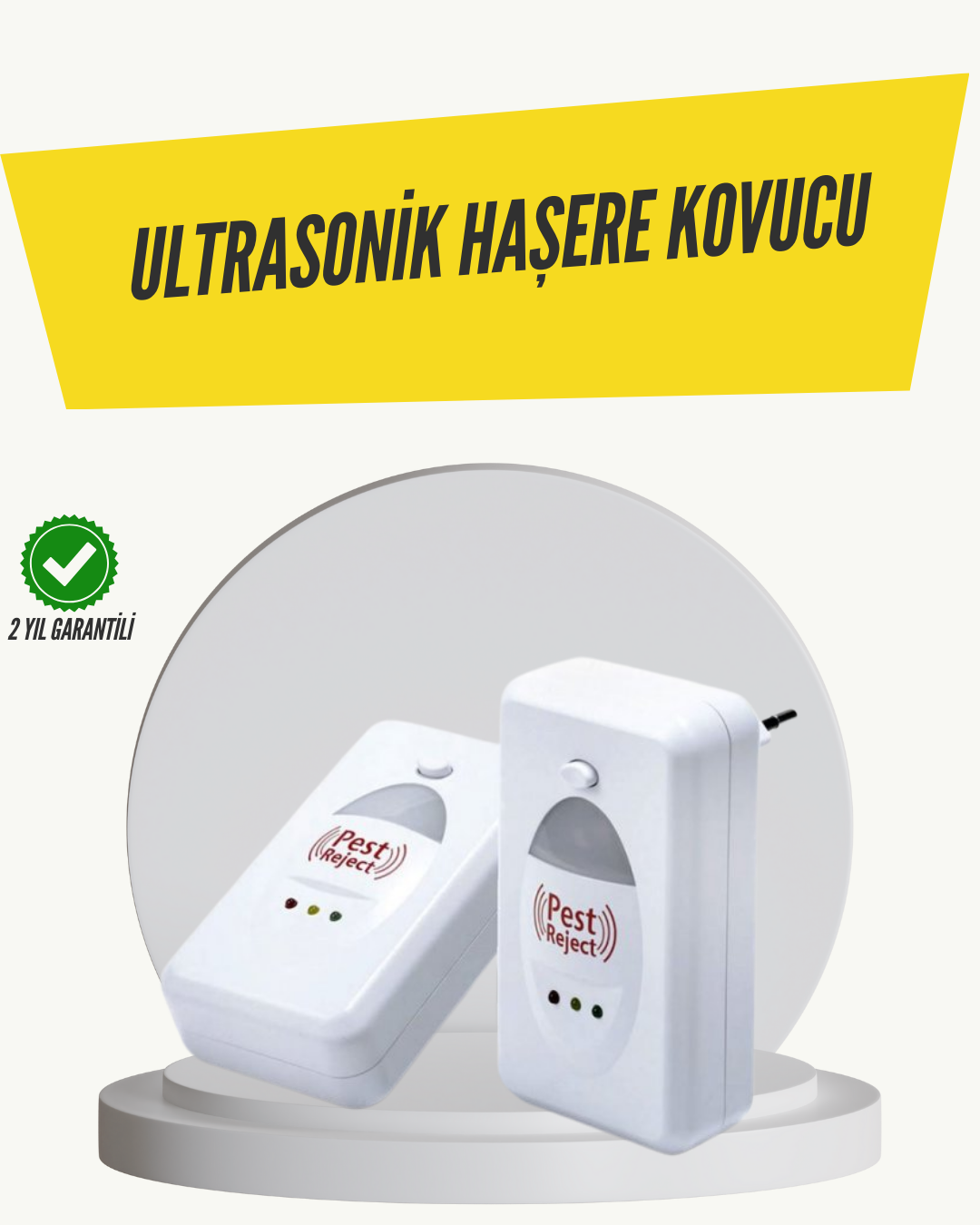 Ultrasonik Haşere Kovucu Cihaz 150 m2 Etki Alanı - Bayi Depom Ultrasonik Haşere Kovucu Cihaz 150 m2 Etki Alanı - Bayi Depom