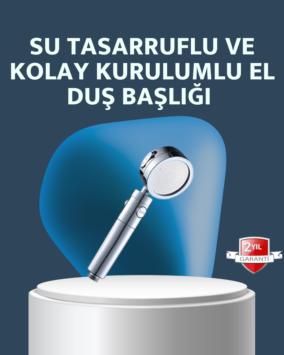 Yüksek Basınçlı 3 Fonksiyonlu Duş Başlığı - Bayi Depom Yüksek Basınçlı 3 Fonksiyonlu Duş Başlığı - Bayi Depom