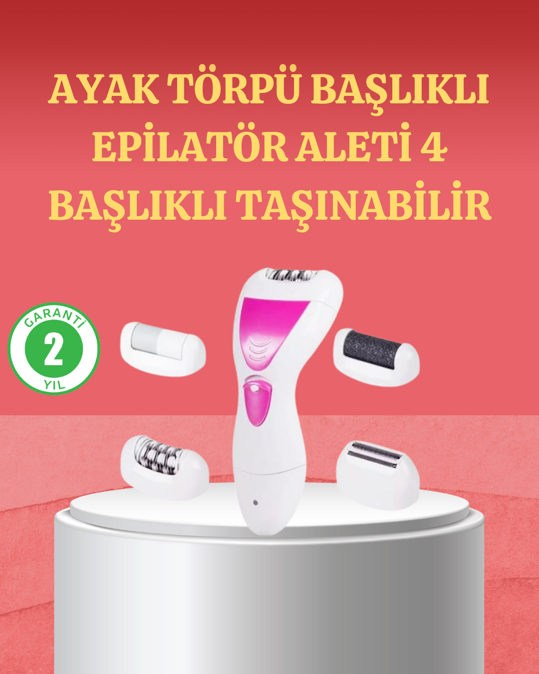 4 Başlıklı Kablosuz Şarjlı Epilasyon Cihazı - Bayi Depom 4 Başlıklı Kablosuz Şarjlı Epilasyon Cihazı - Bayi Depom