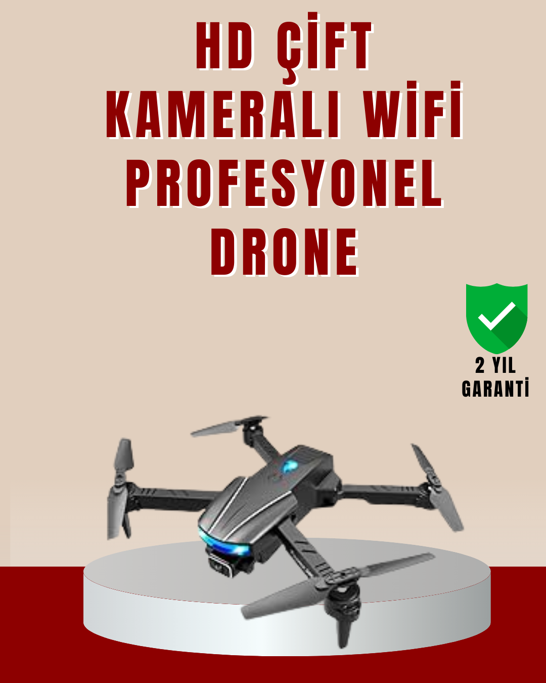 Katlanabilir 4K Kamera Drone Uzaktan Kumandalı Profesyonel Drone - Bayi Depom