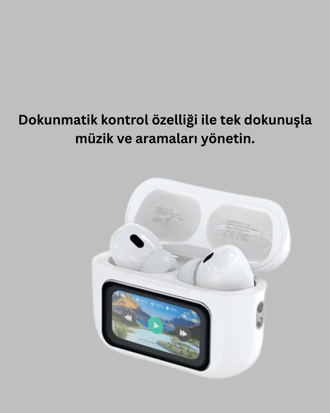 Akıllı Sensörlü Su Geçirmez Bluetooth Kulaklık Güçlü Batarya ve Bass - Bayi Depom Akıllı Sensörlü Su Geçirmez Bluetooth Kulaklık Güçlü Batarya ve Bass - Bayi Depom