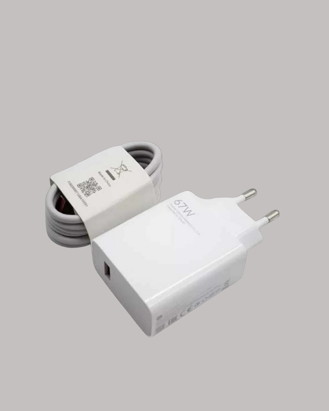 Güvenli ve Hızlı Şarj İçin 67W Turbo Adaptör Type-C Kablo ile - Bayi Depom