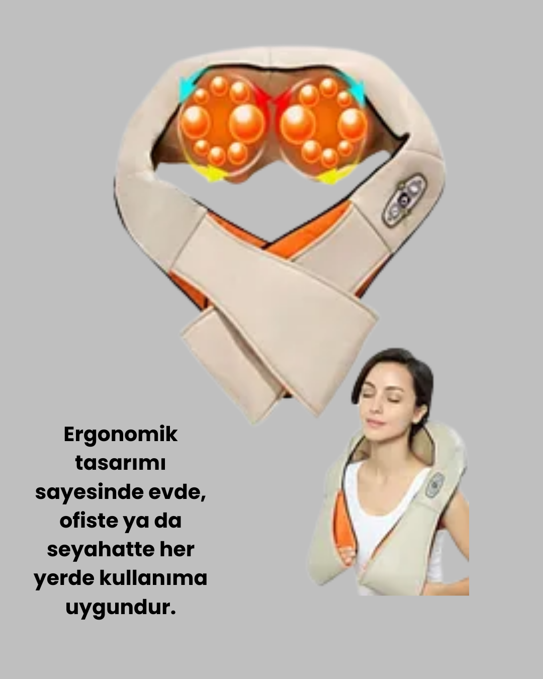 Kas Eklem Ağrılarına Ovmalı Isıtmalı Boyun Omuz Bel Masaj Aleti - Bayi Depom Kas Eklem Ağrılarına Ovmalı Isıtmalı Boyun Omuz Bel Masaj Aleti - Bayi Depom