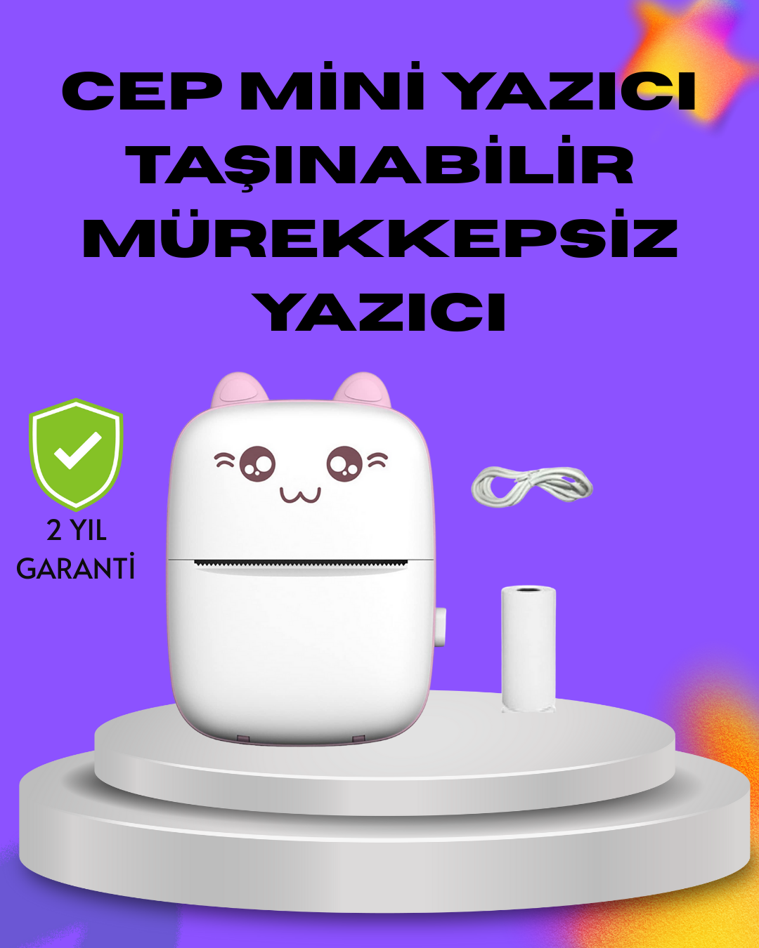 Kablosuz Mini Cep Yazıcısı Bluetooth Destekli 1200mAh Bataryalı - Bayi Depom Kablosuz Mini Cep Yazıcısı Bluetooth Destekli 1200mAh Bataryalı - Bayi Depom