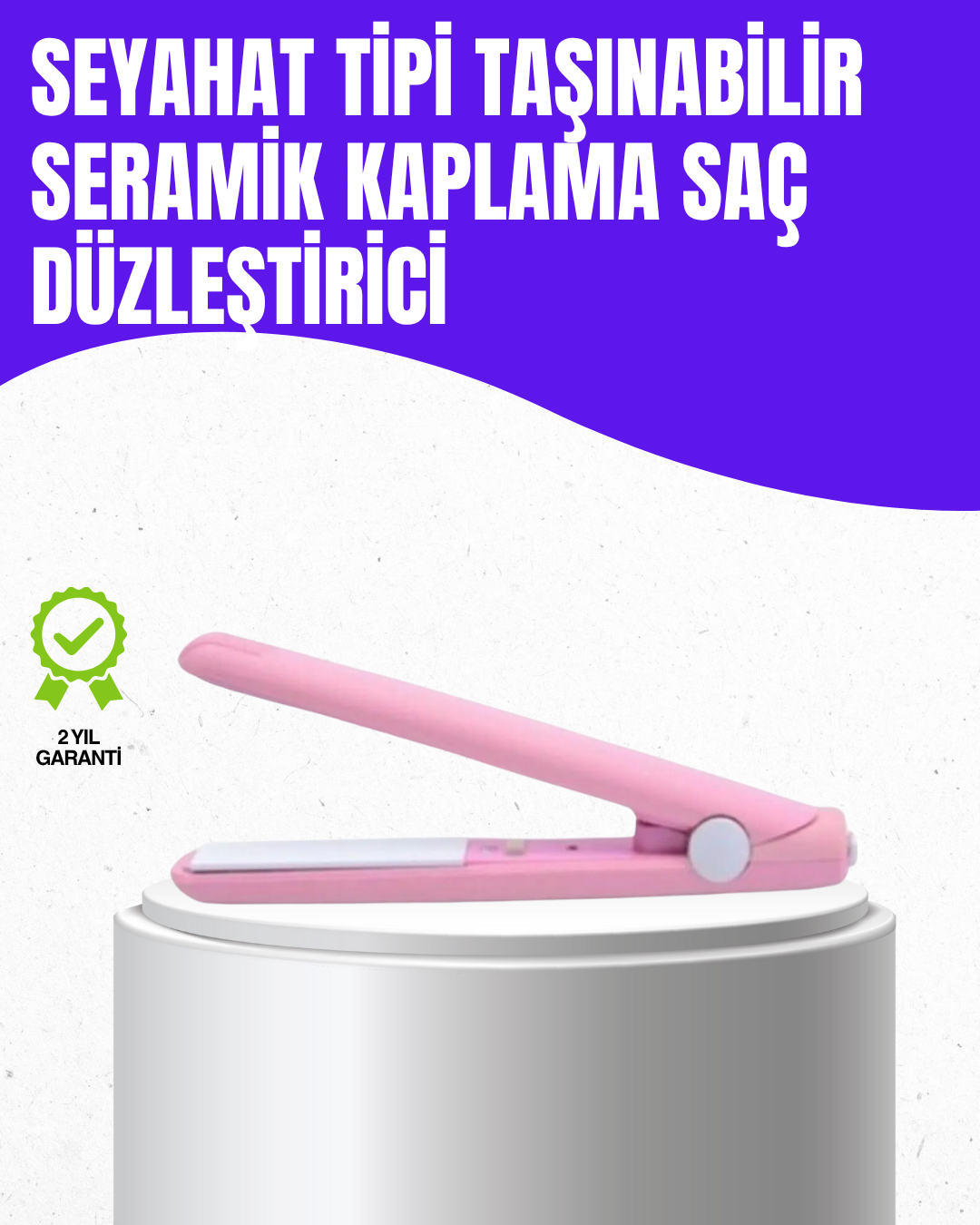 Otomatik Güç Ayarlı, Yaylı Sistemli Kısa Saç Kıvırıcı – Çekmeden ve Kırmadan Şekillendirme - Bayi Depom