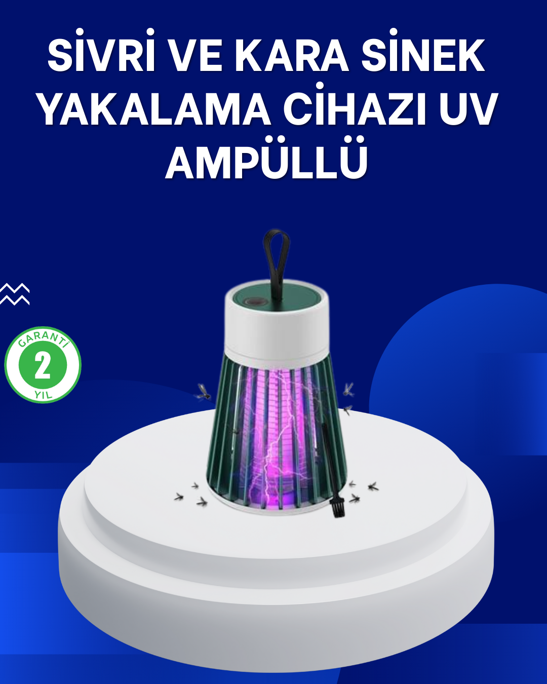 2’si 1 Arada LED Işıklı Elektrikli Böcek Öldürücü - Bayi Depom 2’si 1 Arada LED Işıklı Elektrikli Böcek Öldürücü - Bayi Depom